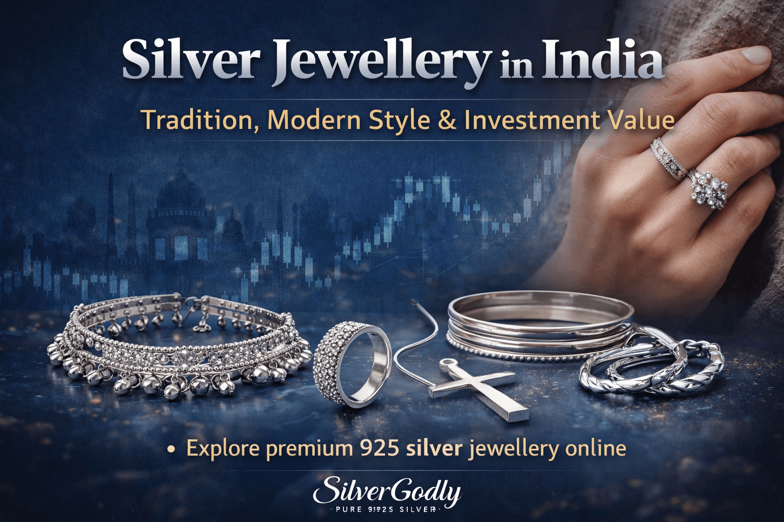 Silver jewellery in India – premium 925 sterling silver designs by SilverGodly