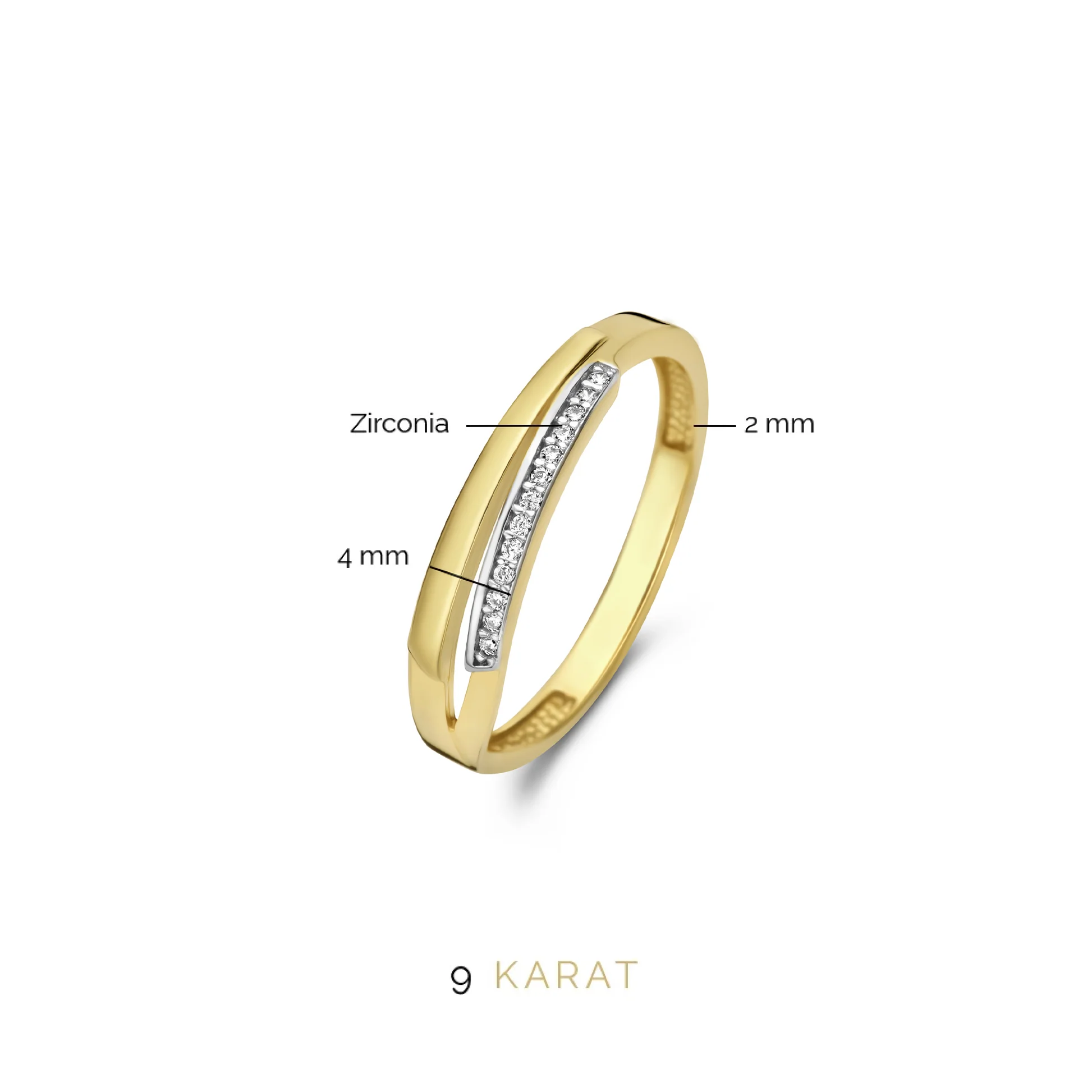 9 karat silver goldy
