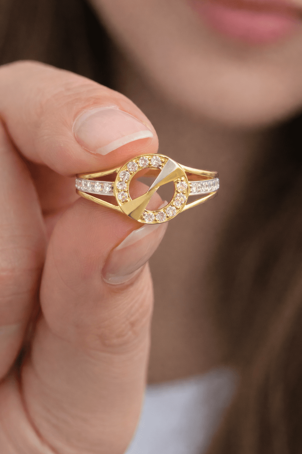 9 karat gold infinity ring symbol of forever love premium jewellery SilverGodly