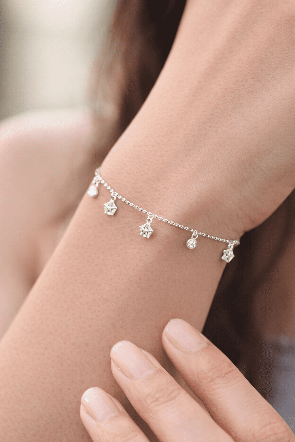 Light weigh silver bracelet